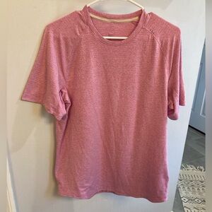 Lululemon Drysense Training Short Sleeve Shirt Mauve pink Better Everyday Large